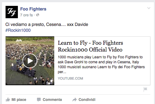 Foo Fighters: i 1000 di Cesena ce l'hanno fatta!