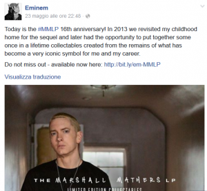 eminem facebook